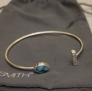NEW Jules Smith Pave Bar + Stone Crystal Cuff